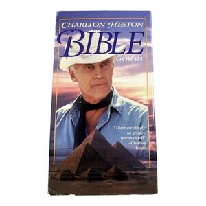 Charlton Heston The Bible Genesis VHS Documentary 1997 Good‎ Times Entertainment